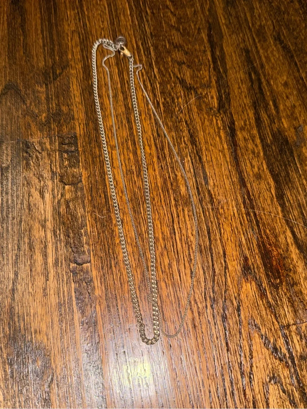A.P.C. Double Strand Silver Chain Necklace Designer Jewelry